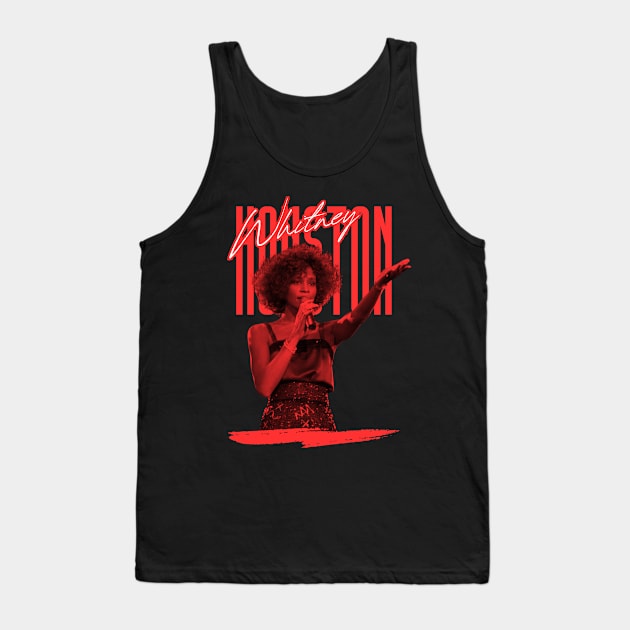 Whitney houston///original retro fan design Tank Top by DetikWaktu